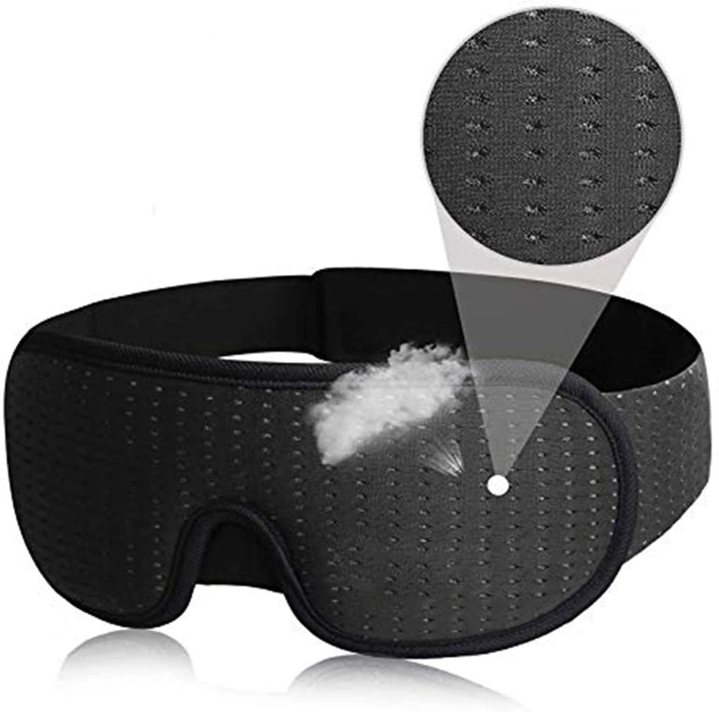 Contoured 3D Sleep Mask – Total Blackout