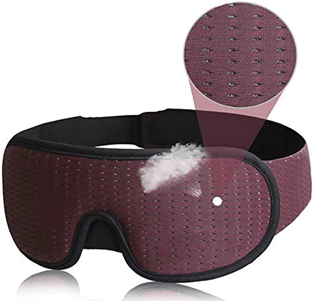 Contoured 3D Sleep Mask – Total Blackout