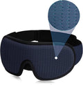 Contoured 3D sleep mask in navy blue