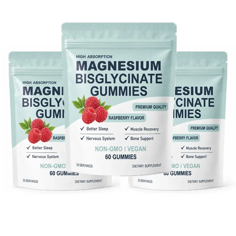 Three bags of magnesium glycinate gummies
