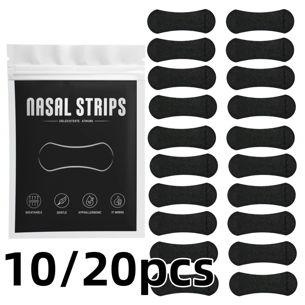Flexible adhesive nasal strips