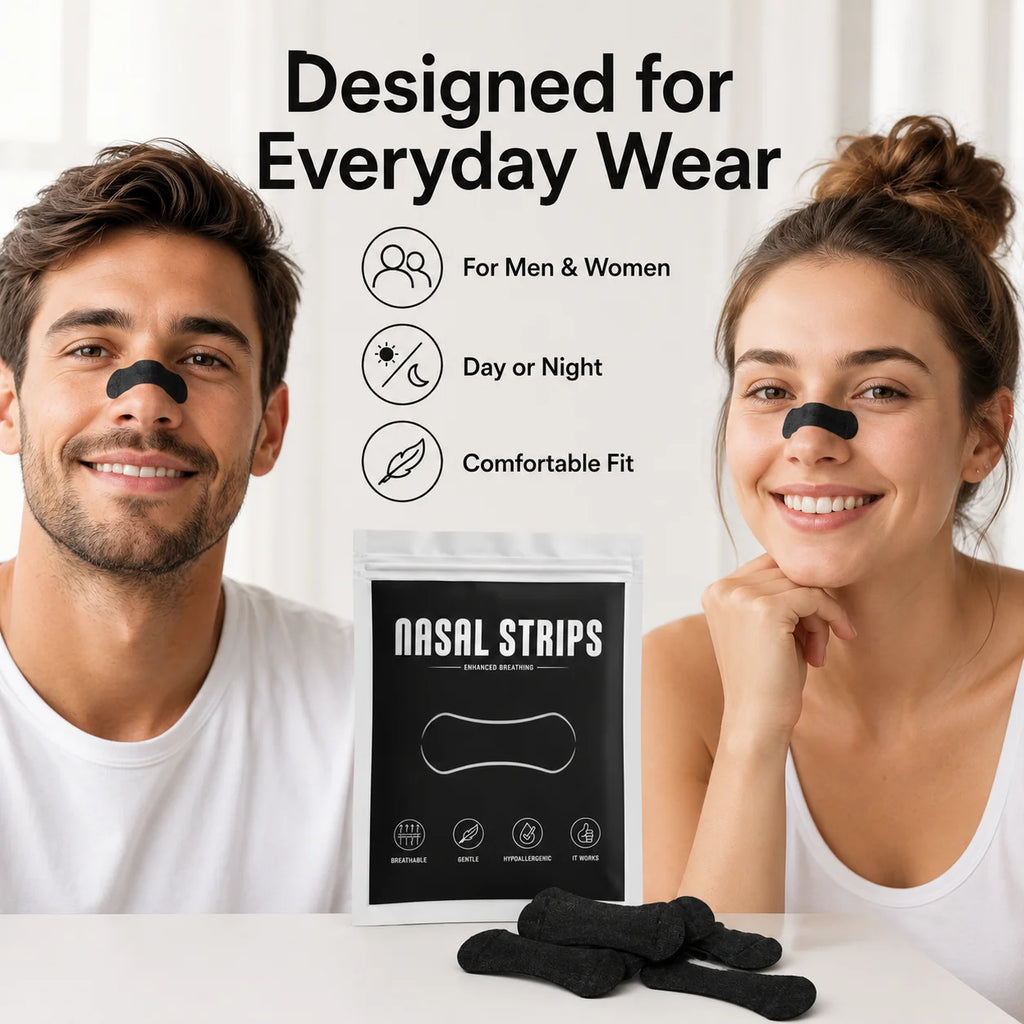 Nasal Strips for Easier Breathing – 10 or 20 Pack
