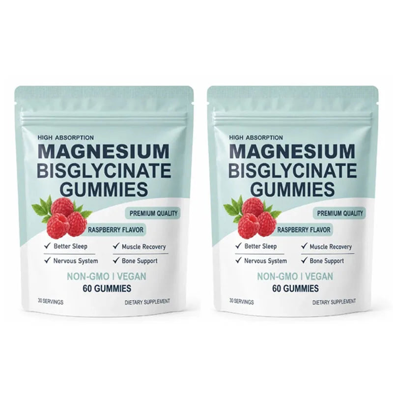 Two bags of magnesium glycinate gummies