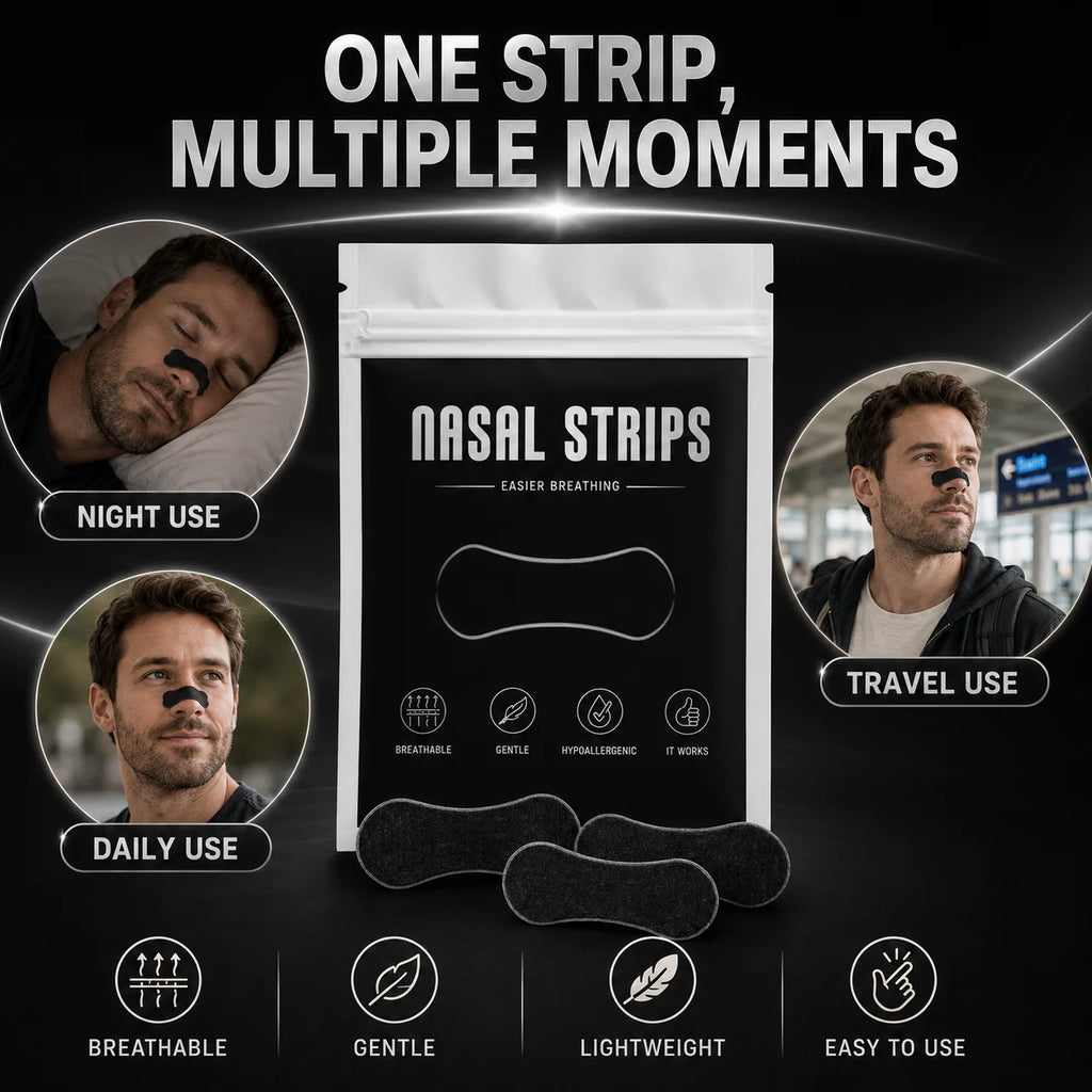 Nasal Strips for Easier Breathing – 10 or 20 Pack